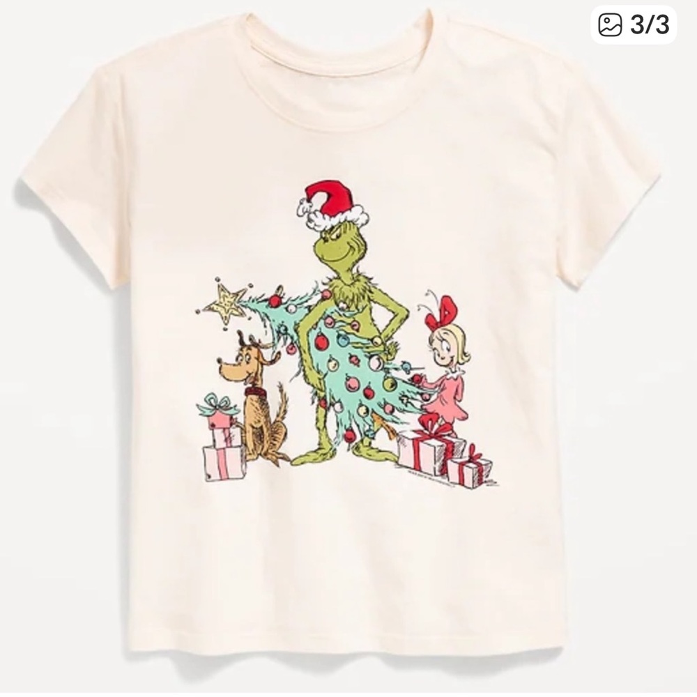 NWT Old Navy Adult Grinch Tee
